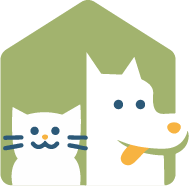 Cat and dog graphic